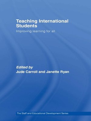 cover image of Teaching International Students